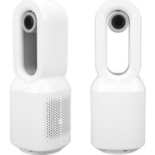 HP-F29 Sessiz Pervanesiz 106 Derece Döner USB Şarjlı Masaüstü Fan – Bluetooth Hoparlör Gece Lambası 3'ü 1 Arada Akıllı Tasarım 33 cm