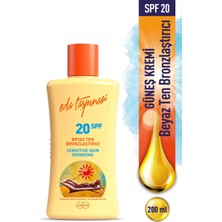 Eda Taşpınar Beyaz Ten Bronzlaştırıcı SPF 20 -  200 ml