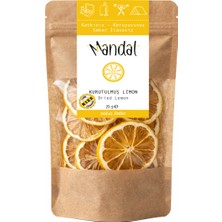 Mandal Kurutulmuş Limon 25 gram Limon Kurusu Kurutulmuş Meyve Kurusu Dilimleri