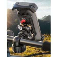 Joyroom Bike Phone Holder Mount,  Phone Mount, Dirt Bike For All 4.7-7.0" Phones, Motorcycle Phone Mount For 16 Pro Max/15/14/13/12 S25/S24/S23