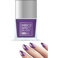 Mara Metalik Ayna Efektli Mor Oje 15ML Pürüzsüz Zemin Sağlayan Yoğun Kıvam