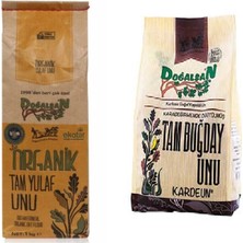 Doğalsan Organik Tam Yulaf Unu 1kg + Doğalsan Tam Buğday Unu(Kardeun) 1kg