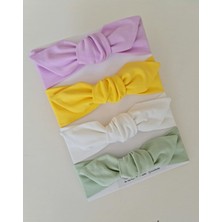 Swan Butik Kız Çocuk Bebek Bandana Toka Seti 4'lü