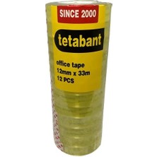 12 mm x 33 M Kırtasiye Bandı-12 Adet
