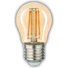 10 Adet Cata Ct 4283 LED Rustik Ampul 4W Amber Işık E27 Duy