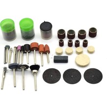 105 Parça Mini Gravür Seti, Taşlama, Zımparalama ve Polisaj Aksesuarları, Çeşitli Uçlar ve Fırçalar