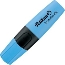 Pelikan 490 Mavi Fosforlu Kalem 10 Adet Yazılı Notlar için