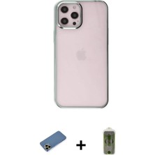 BUTİMAR'S iPhone 12 Pro Max Doruk Doku Prime - Siyah Joko Magic 5d Hayalet Cam + Gold Shine Kamera Lens Koruma Cam