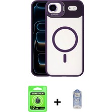 BUTİMAR'S iPhone 17 Air Yadigar Asil Koleksiyonu - Siyah Joko Magic 5d Cam + Mavi Raze Metal Kamera Lens