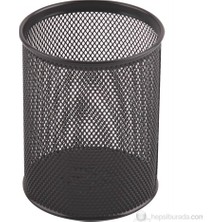 Ark 3A Metal Yuvarlak Kalemlik 1 Adet Siyah Renkli Kaliteli Paslanmaz Metal Tasarım