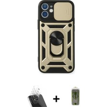 BUTİMAR'S iPhone 11 Ahenk Klasik - Siyah Joko Magic 5d Hayalet Cam + Şeffaf Kamera Lens Koruma Cam