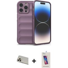 BUTİMAR'S iPhone 13 Pro Max Atlas Koleksiyonu - Siyah Joko 5d Cam + Rose Gold Rainbow Kamera Lens Koruma Cam