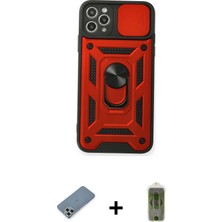 BUTİMAR'S iPhone 11 Pro Max Ahenk Klasik - Siyah Joko Magic 5d Hayalet Cam + Gümüş Metal Kamera Lens Koruma Cam