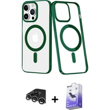 BUTİMAR'S iPhone 14 Pro Max Yörünge Minimal - Siyah Bilvis 5in1 5d Magic Hayalet Cam Ekran Koruyucu + Gümüş Raze Metal Kamera Lens