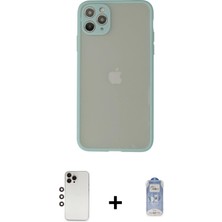 BUTİMAR'S iPhone 12 Pro Max Ahenk Çizgi Serisi - Siyah Joko Magic 5d Cam + Gökkuşağı Shine Kamera Lens