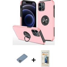 BUTİMAR'S iPhone 12 Pro Max Odak Form Prime - Siyah 6d Mat Seramik Hayalet Nano Ekran Koruyucu + Gökkuşağı Shine Kamera Lens Koruma Cam