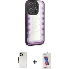 BUTİMAR'S iPhone 12 Pro Max Odak Klasik Serisi - Siyah Joko 5d Cam + Gold Shine Kamera Lens