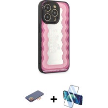 BUTİMAR'S iPhone 12 Pro Max Odak Klasik Serisi - Siyah 3D Antistatik Seramik Nano Ekran Koruyucu + Turuncu Renkli Kamera Lens Koruma Cam