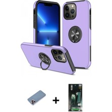 BUTİMAR'S iPhone 13 Pro Max Odak Form Prime - Şeffaf 360 Full Body Arka Koruyucu + Pembe Shine Kamera Lens Koruma Cam