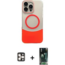 BUTİMAR'S iPhone 16 Pro Max Kozmos Form Özel Seri - Siyah 360 Mat Full Body Arka Koruyucu + Gold Pvd Metal Kamera Lens