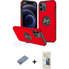 BUTİMAR'S iPhone 12 Pro Max Odak Form Prime - Siyah 6d Mat Seramik Hayalet Nano Ekran Koruyucu + Gökkuşağı Shine Kamera Lens Koruma Cam