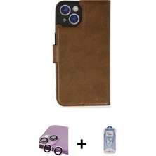 BUTİMAR'S iPhone 14 Siluet Işık Serisi - Siyah Joko Magic 5d Cam + Mor Raze Metal Kamera Lens