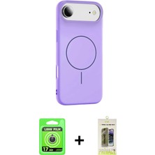 BUTİMAR'S iPhone 17 Air Yankı Form Serisi - Siyah Joko Magic 5d Hayalet Cam + Gümüş Raze Metal Kamera Lens