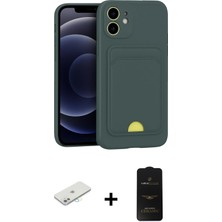 BUTİMAR'S iPhone 11 Vadi Çizgi Prime - Siyah 6d Antistatik Mat Seramik Hayalet Nano Ekran Koruyucu + Sarı Renkli Kamera Lens Koruma Cam