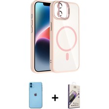 BUTİMAR'S iPhone 11 Yadigar Asil Koleksiyonu - Siyah Bilvis 3D Mat Cam Ekran Koruyucu + Mavi Neon Fosforlu Kamera Lens
