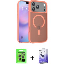 BUTİMAR'S iPhone 17 Pro Siluet Minimal Prime - Siyah Bilvis 5in1 5d Magic Hayalet Cam Ekran Koruyucu + Gri Raze Metal Kamera Lens