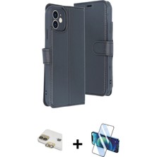 BUTİMAR'S iPhone 11 Siluet Işık Serisi - Siyah 3D Antistatik Cam Ekran Koruyucu + Gold Pers Alüminyum Kamera Lens