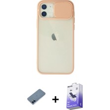 BUTİMAR'S iPhone 12 Vadi Çizgi - Siyah Bilvis 5in1 5d Magic Hayalet Cam Ekran Koruyucu + Mavi Metal Kamera Lens Koruma Cam