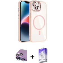 BUTİMAR'S iPhone 14 Yadigar Asil Koleksiyonu - Siyah Bilvis 5in1 3D Magic Cam Ekran Koruyucu + Mavi Raze Metal Kamera Lens