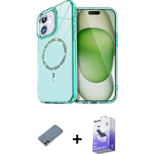 BUTİMAR'S iPhone 12 Kıvılcım Form Prime - Siyah Bilvis 5in1 5d Magic Hayalet Cam Ekran Koruyucu + Sierra Blue Shine Kamera Lens Koruma Cam