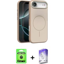 BUTİMAR'S iPhone 17 Air Atlas Asil Prime - Siyah Bilvis 5in1 3D Magic Cam Ekran Koruyucu + Siyah Raze Metal Kamera Lens