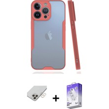 BUTİMAR'S iPhone 14 Pro Max Atlas Asil Serisi - Siyah Bilvis 5in1 3D Magic Cam Ekran Koruyucu + Gold Band Metal Kamera Lens