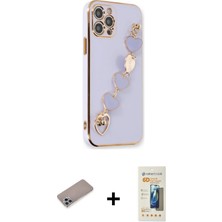 BUTİMAR'S iPhone 12 Pro Nova Işık Prime - Siyah 6d Mat Seramik Hayalet Nano Ekran Koruyucu + Sierra Blue Shine Kamera Lens Koruma Cam