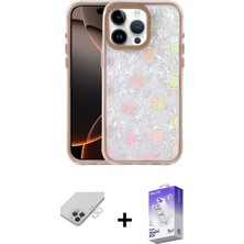 BUTİMAR'S iPhone 14 Pro Max Odak Prime - Siyah Bilvis 5in1 3D Magic Cam Ekran Koruyucu + Gümüş Band Metal Kamera Lens