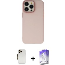 BUTİMAR'S iPhone 13 Pro Max Ahenk Çizgi Prime - Siyah Bilvis 5in1 3D Magic Cam Ekran Koruyucu + Gold Shine Kamera Lens