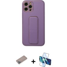 BUTİMAR'S iPhone 12 Pro Akış Doku - Siyah 3D Antistatik Seramik Nano Ekran Koruyucu + Sierra Blue Shine Kamera Lens Koruma Cam