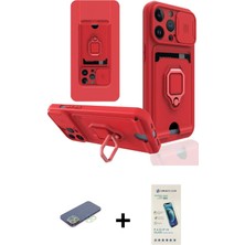 BUTİMAR'S iPhone 13 Pro Max Vadi Form Prime - Şeffaf Pasifik Cam Ekran Koruyucu + Yeşil Renkli Kamera Lens Koruma Cam