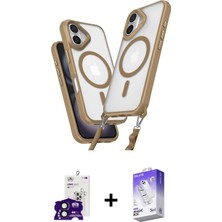 BUTİMAR'S iPhone 16 Atlas Doku Koleksiyonu - Siyah Bilvis 5in1 3D Magic Cam Ekran Koruyucu + Siyah Bilvis Titan Kamera Lens