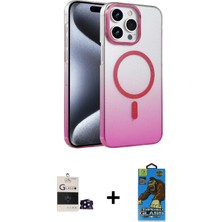 BUTİMAR'S iPhone 14 Pro Max Ahenk Doku Özel Seri - Siyah 18D Cam Ekran Koruyucu + Siyah Bilvis Titan Kamera Lens