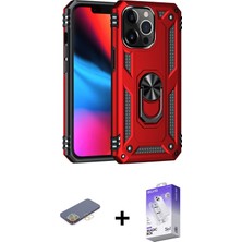 BUTİMAR'S iPhone 13 Pro Max Ahenk Klasik Koleksiyonu - Siyah Bilvis 5in1 3D Magic Cam Ekran Koruyucu + Sarı Renkli Kamera Lens Koruma Cam