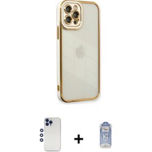 BUTİMAR'S iPhone 12 Pro Max Çekirdek Klasik Serisi - Siyah Joko Magic 5d Cam + Lacivert Shine Kamera Lens