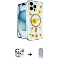 BUTİMAR'S iPhone 16 Pro Max Kozmos Doku - Siyah Joko Magic 5d Cam + Gümüş Pers Alüminyum Kamera Lens