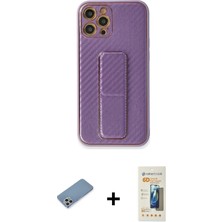 BUTİMAR'S iPhone 12 Pro Yörünge Yansıma - Siyah 6d Mat Seramik Hayalet Nano Ekran Koruyucu + Gümüş Shine Kamera Lens Koruma Cam