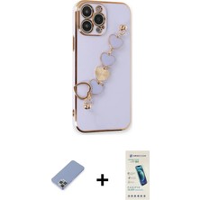 BUTİMAR'S iPhone 13 Pro Max Nova Işık Prime - Şeffaf Pasifik Cam Ekran Koruyucu + Koyu Yeşil Metal Kamera Lens Koruma Cam