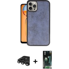 BUTİMAR'S iPhone 15 Pro Kıvılcım Işık Serisi - Şeffaf 360 Full Body Arka Koruyucu + Titanyum Gri Raze Metal Kamera Lens