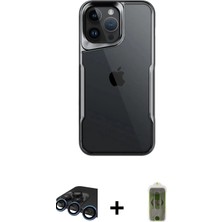 BUTİMAR'S iPhone 15 Pro Max Akış Çizgi Koleksiyonu - Siyah Joko Magic 5d Hayalet Cam + Lacivert Raze Metal Kamera Lens